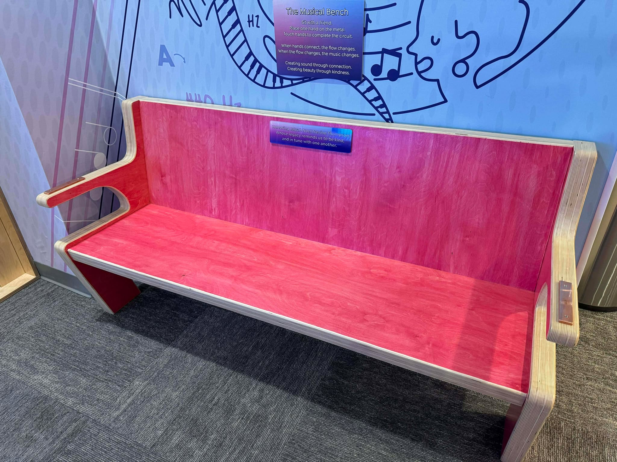 Musical Bench' at Discovery Center in Rockford honors legacy of