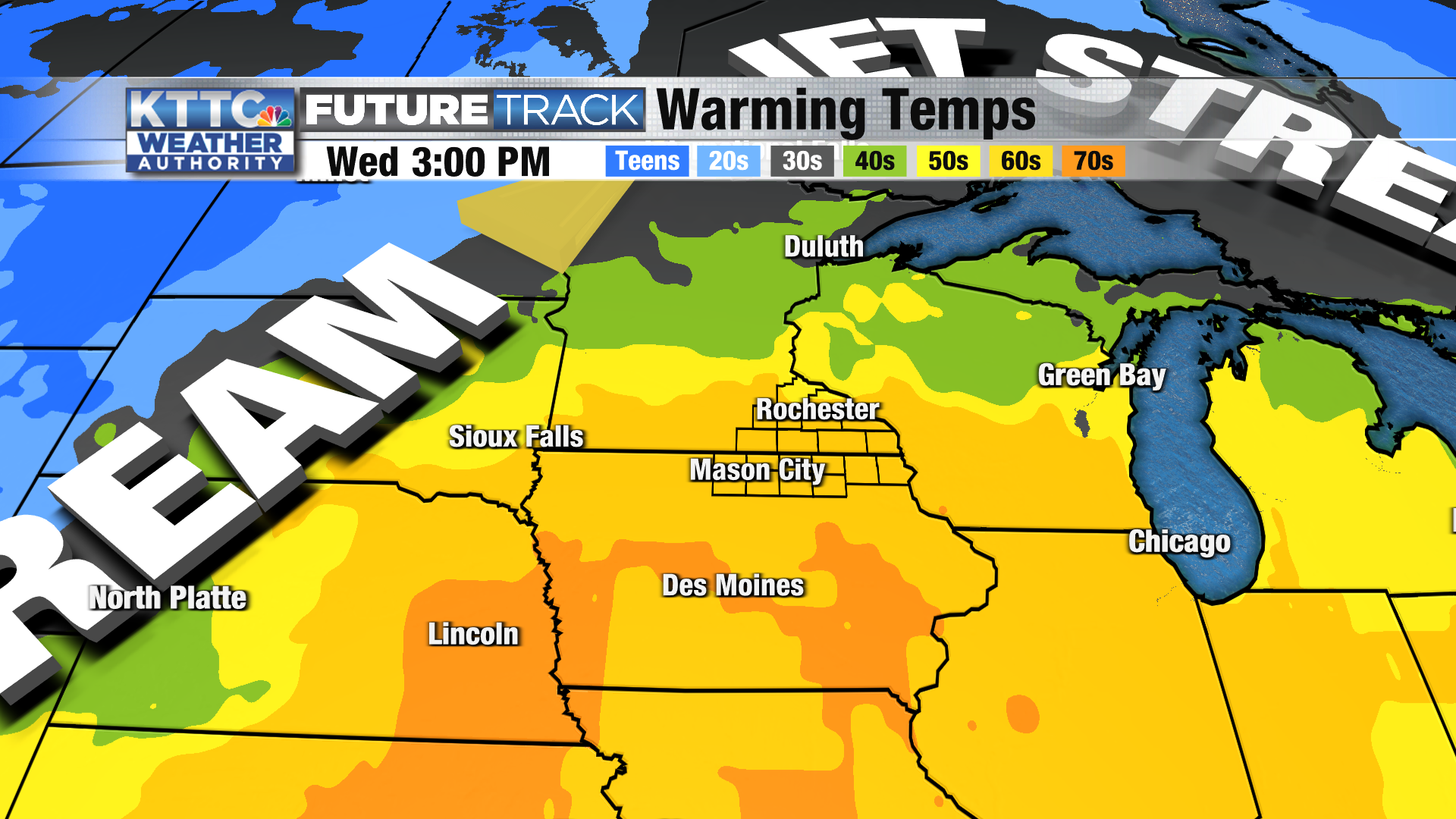 Warming towards record temps this week