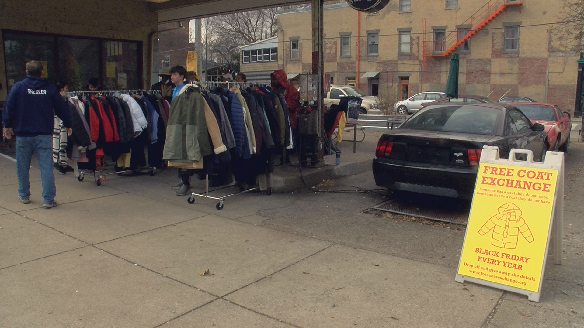 Louisville businesses collecting coats on Black Friday during Free