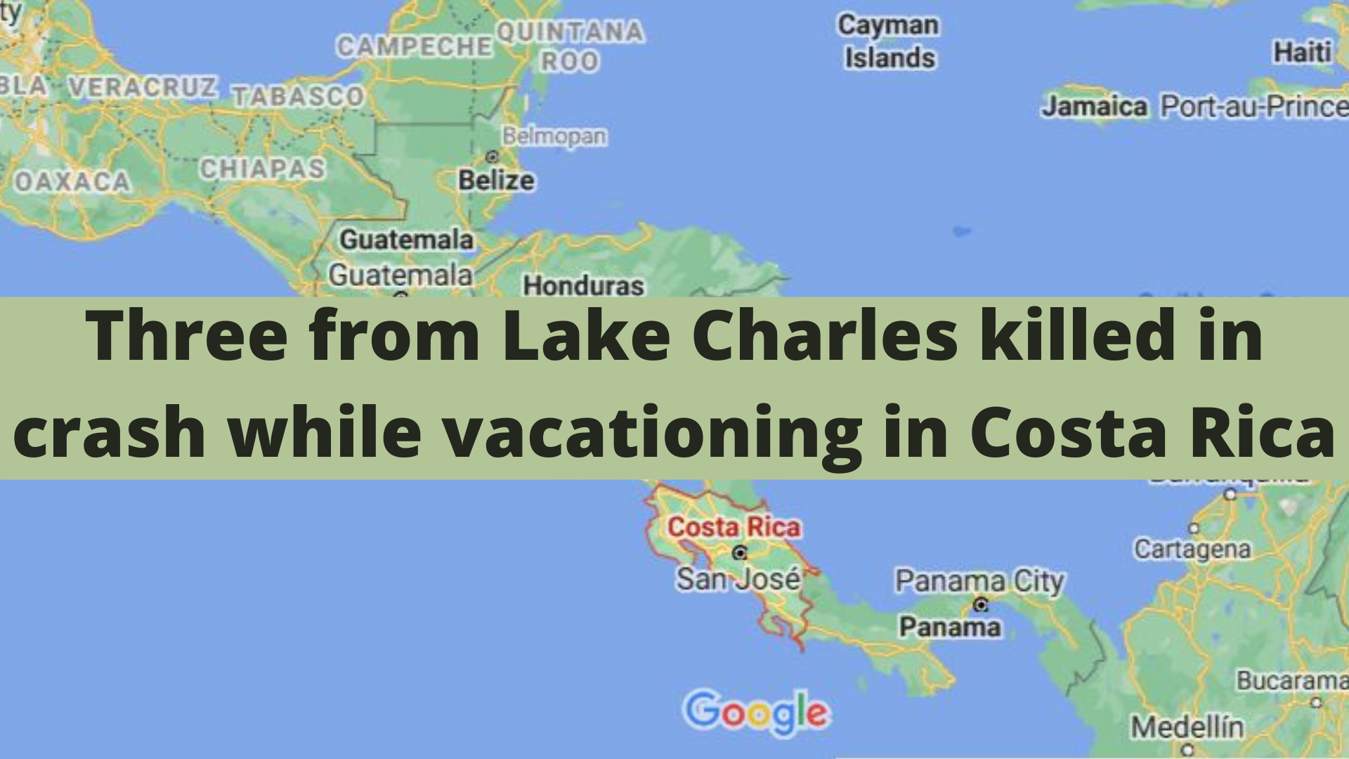 Three from Lake Charles killed in crash while vacationing in Costa Rica