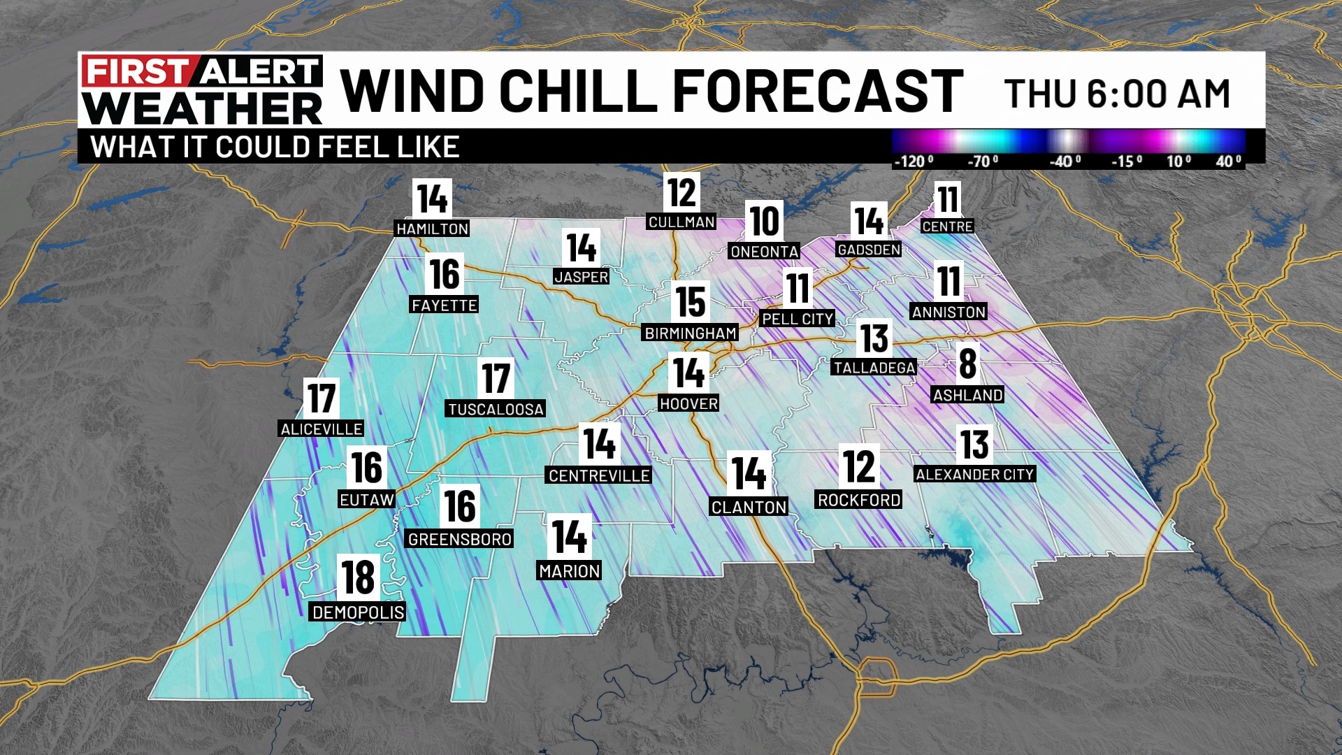 Flash Flood Warning for Birmingham Metro: Turn Around, Don't Drown This  Morning! | Alabama Weather Network, image size:1920x1080