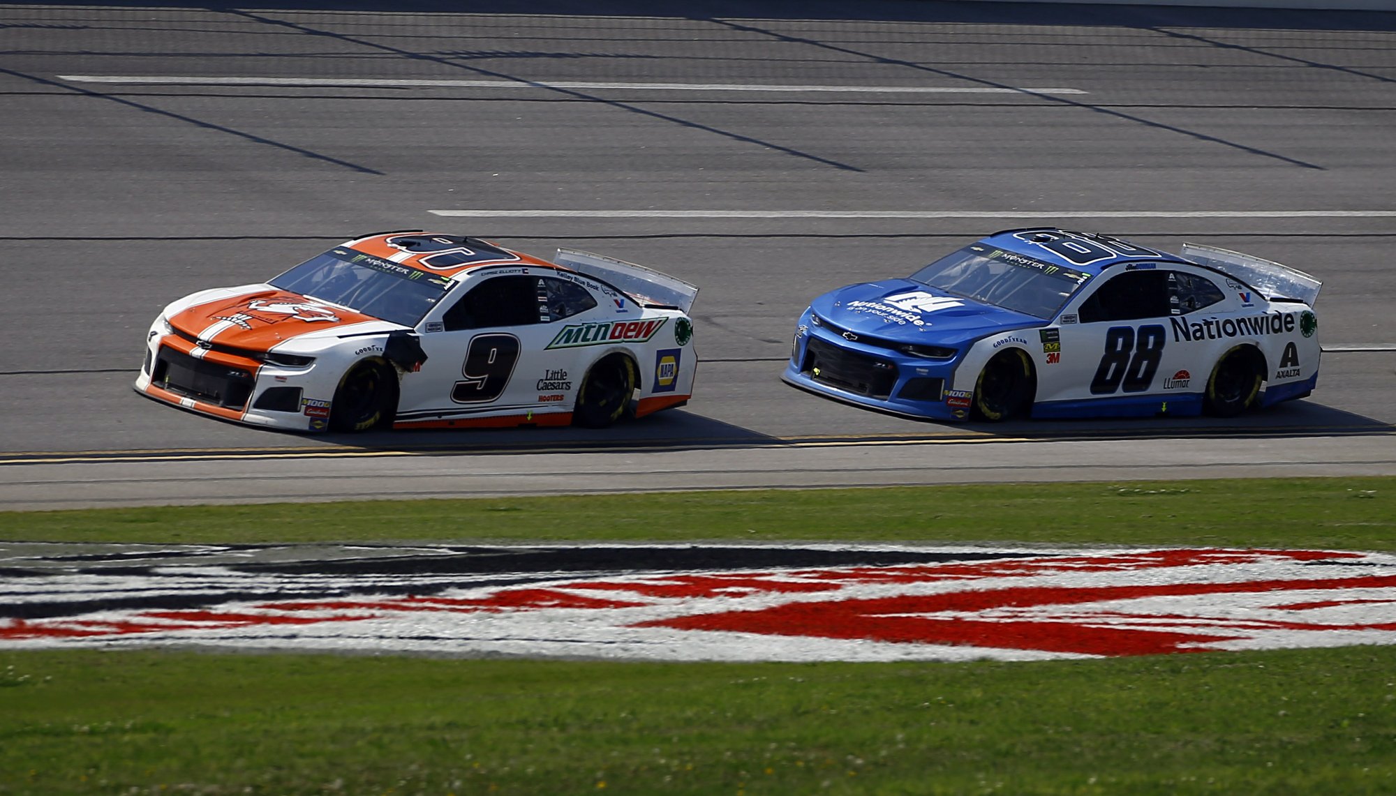 Chase Elliott wins Cup race at Talladega Bowman takes 2nd