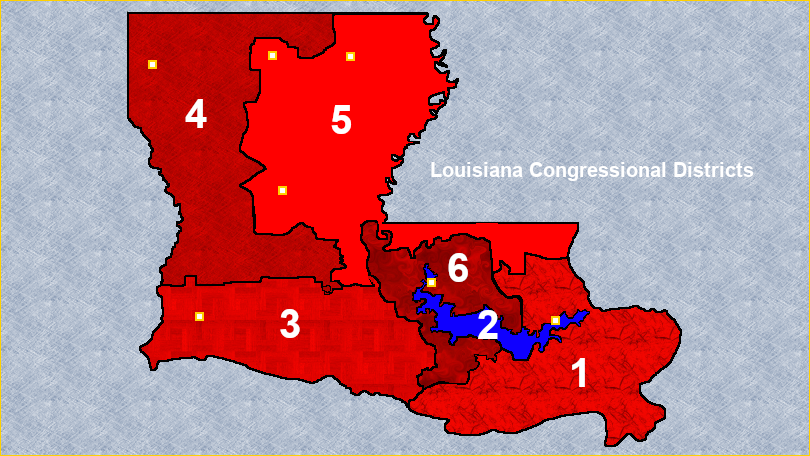 Louisiana Representative District Map Candidates Who Filed To Run For Louisiana's 5Th Congressional District