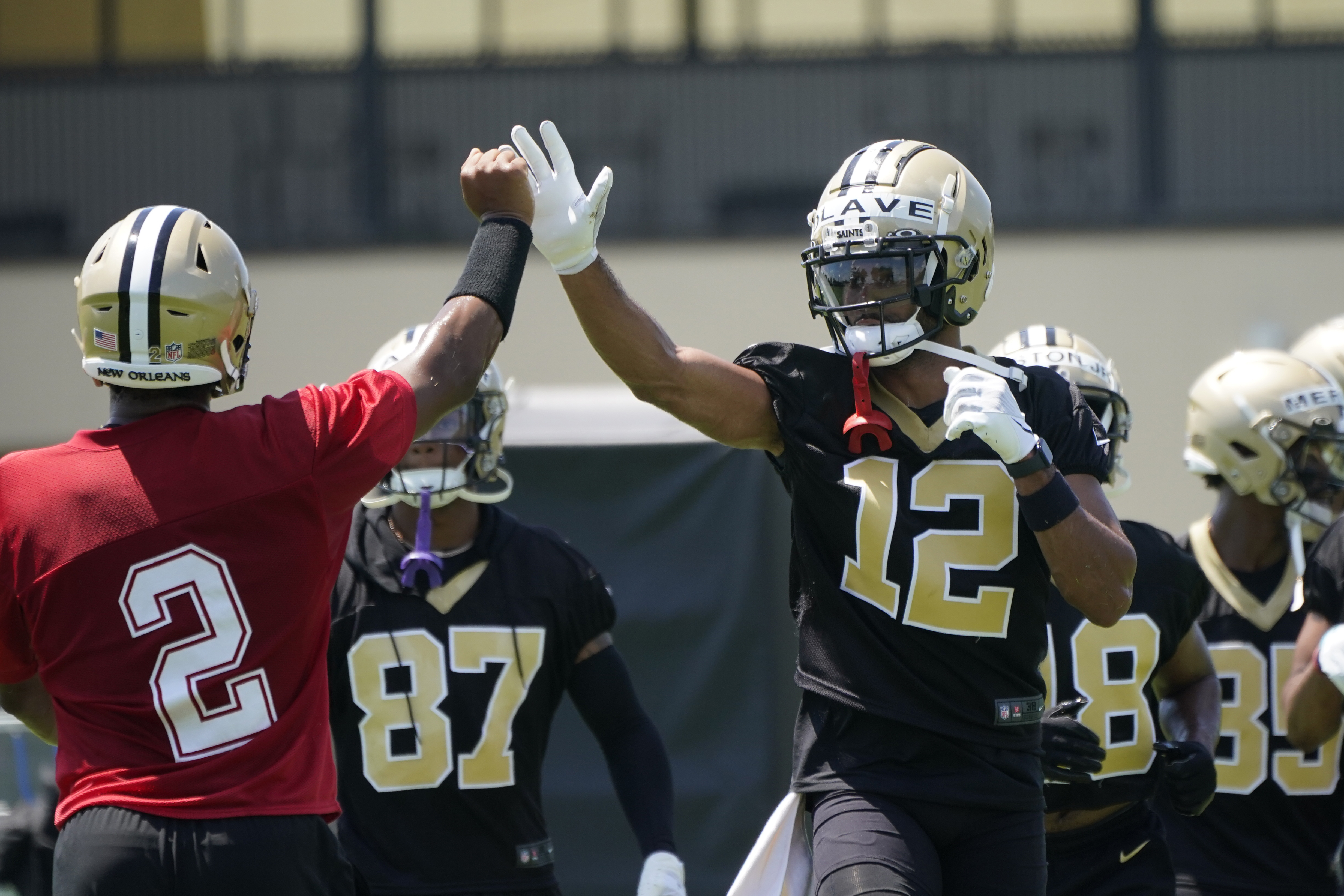 Dennis Allen: Chris Olave pick, Michael Thomas return like 'two first-round  draft choices' at WR