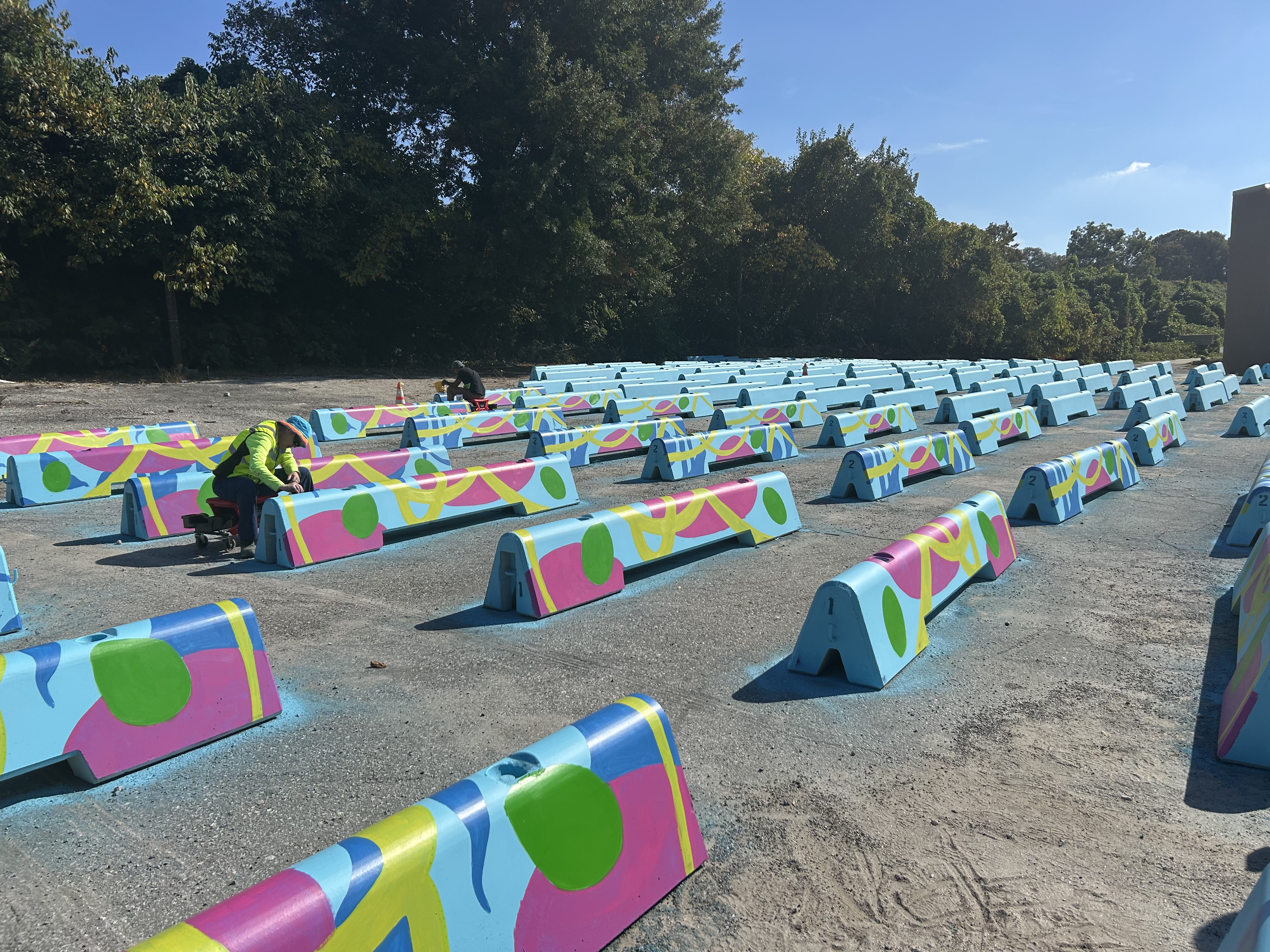 Art designed to defend: Bike lane barriers to be installed along