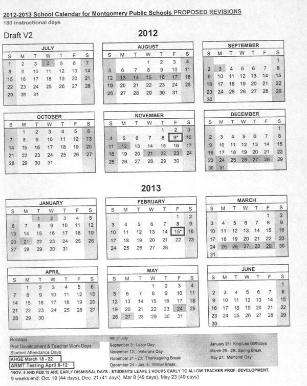 MPS proposes 2012-13 school calendar