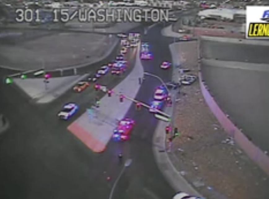 Driver dies in crash on Spring Mountain Road near I-15 in Las Vegas