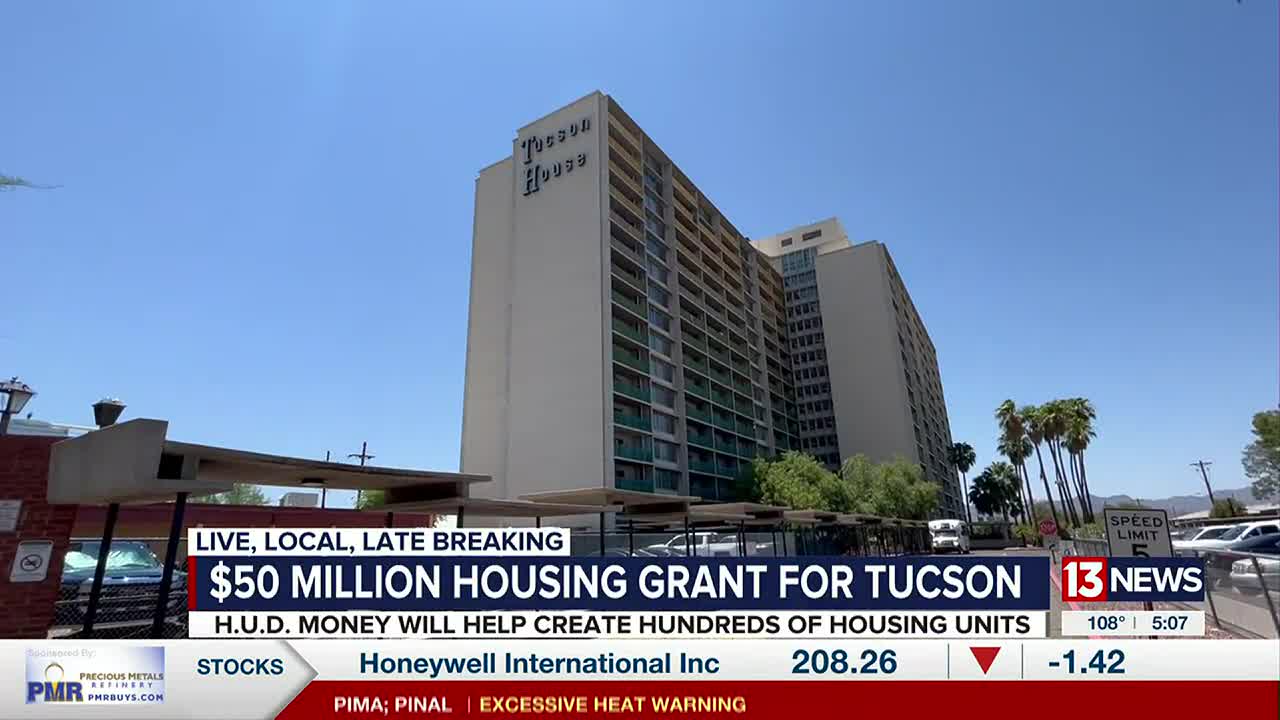 City of Tucson receives $50 million grant, funds to revitalize Tucson House  and surrounding area