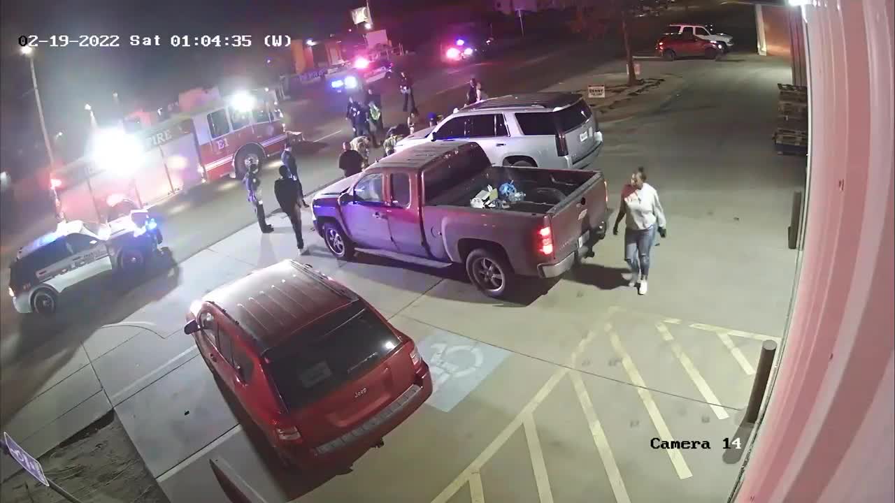 GRAPHIC: Surveillance video shows hit-and-run that left 2 hospitalized in  Amarillo