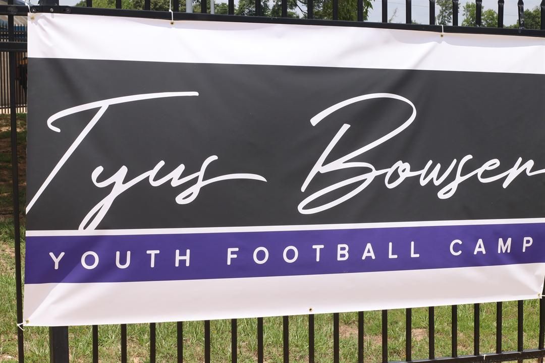 Tyus Bowser hosts fourth annual football camp, Texas