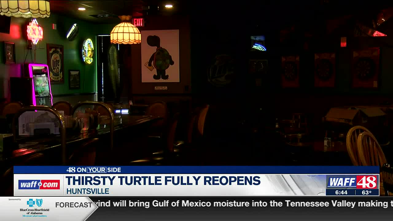 Huntsville staple Thirsty Turtle fully reopens after seven month hiatus