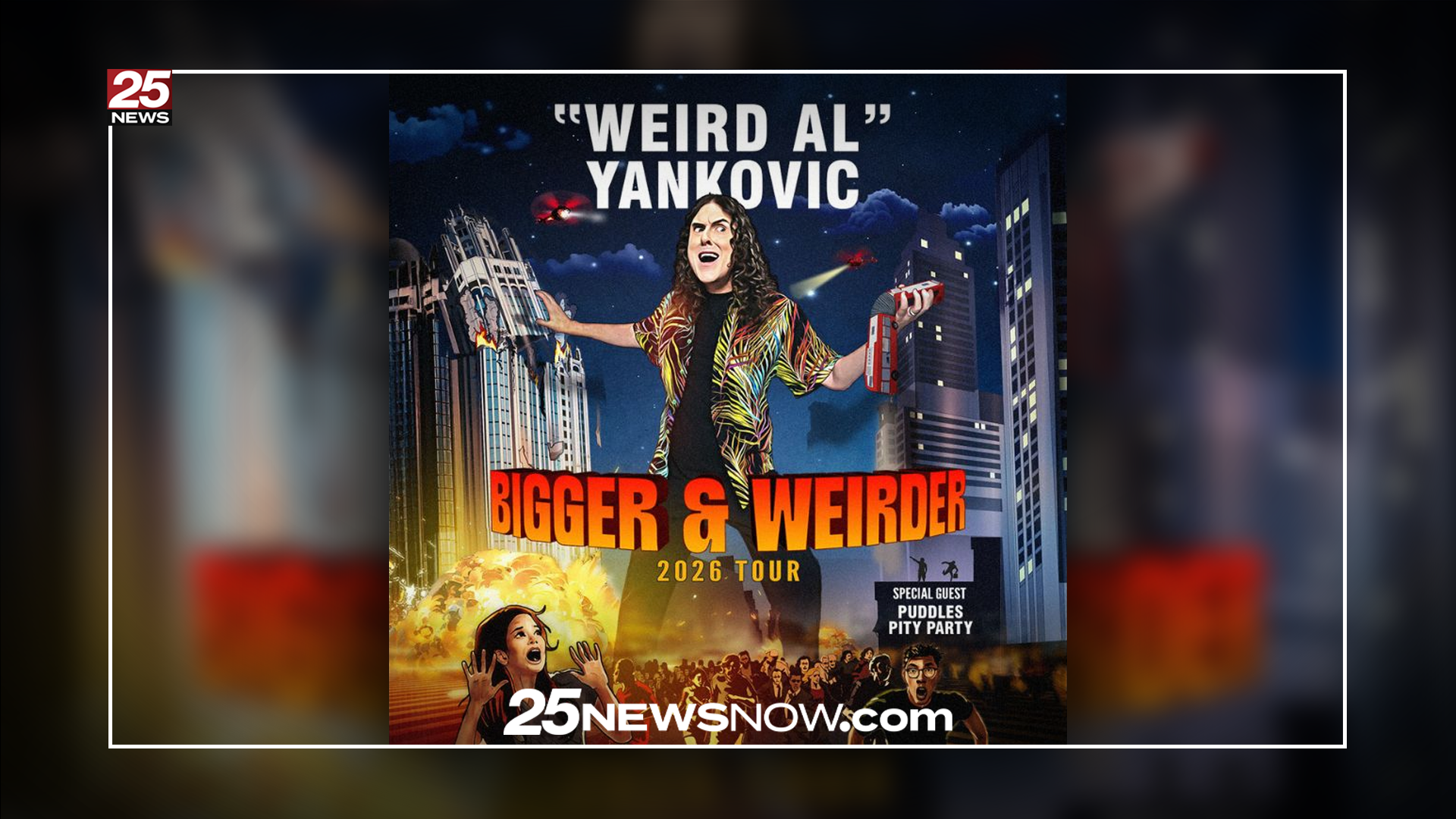 Weird Al' Yankovic to visit Peoria on 2026 tour
