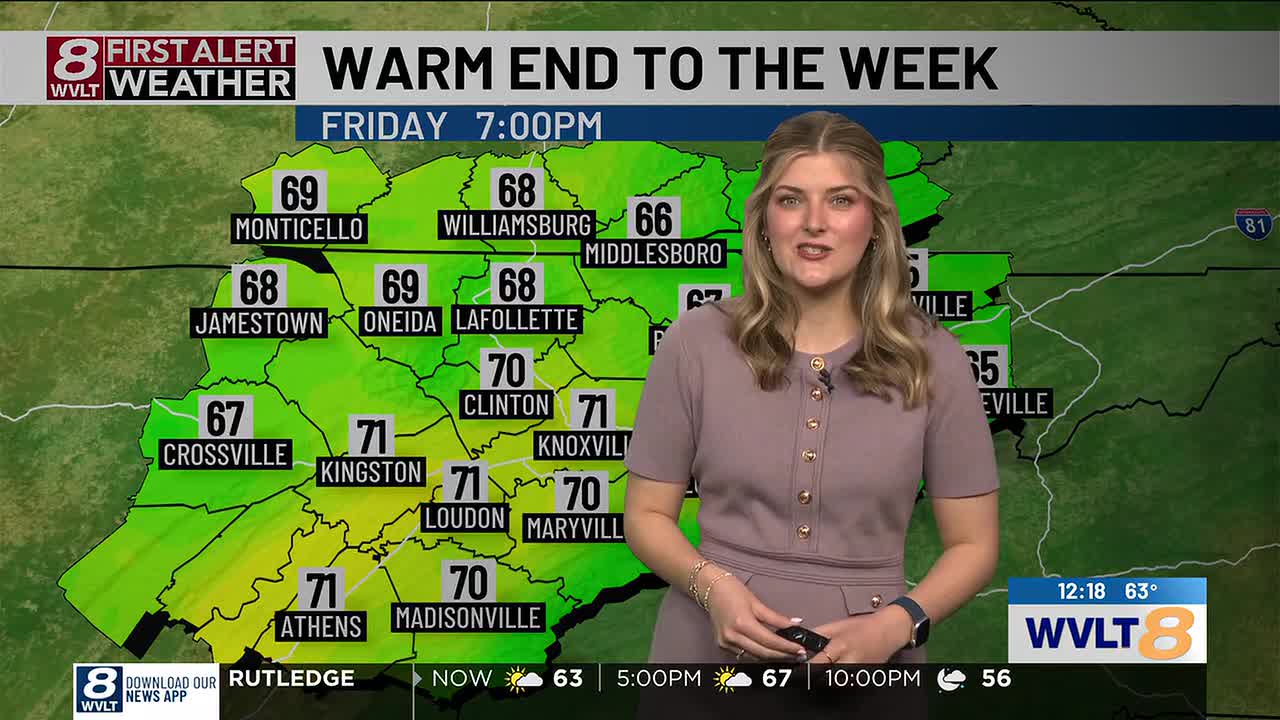 Near record warmth ahead