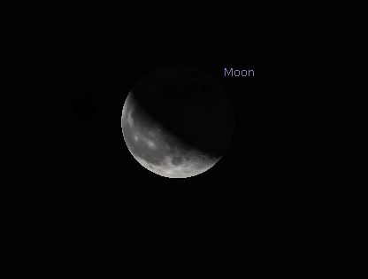 A Third Quarter Moon Occurs For The Second Time This Month Up In The Sky