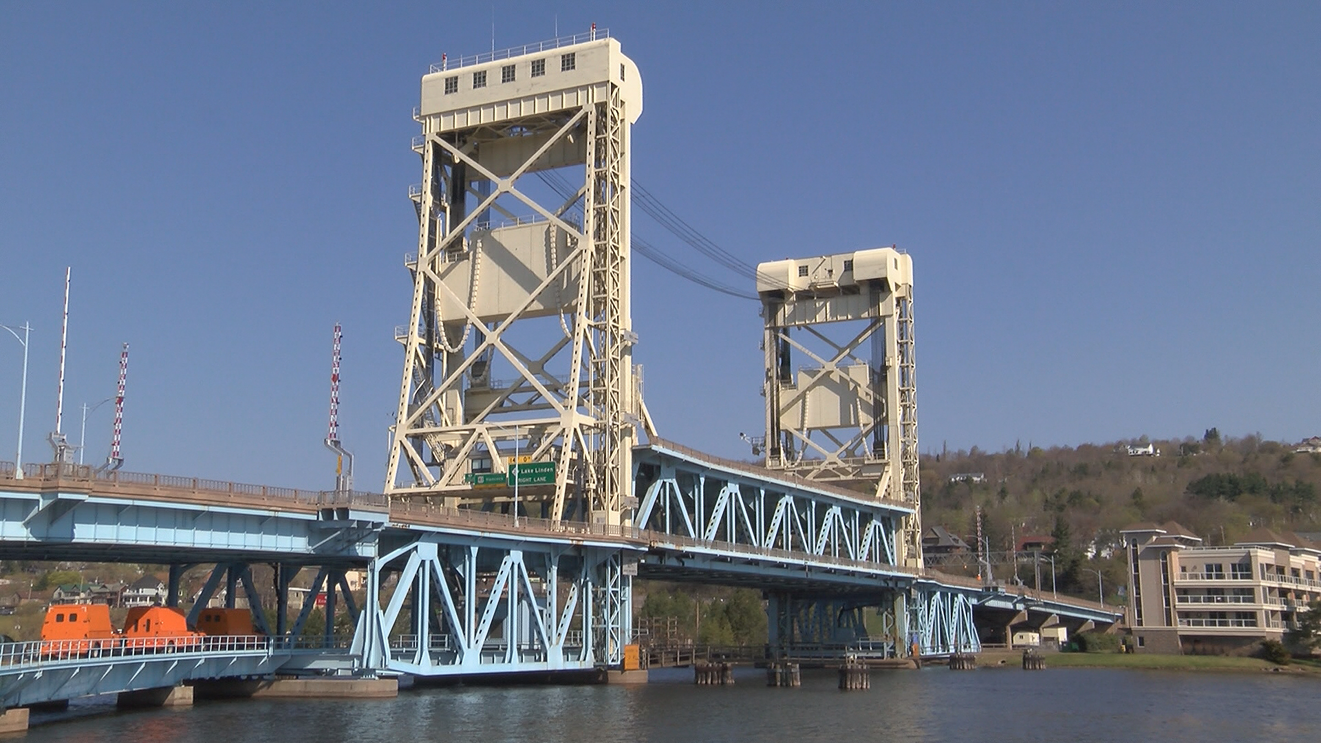 Portage Lift Bridge Inspections Begin