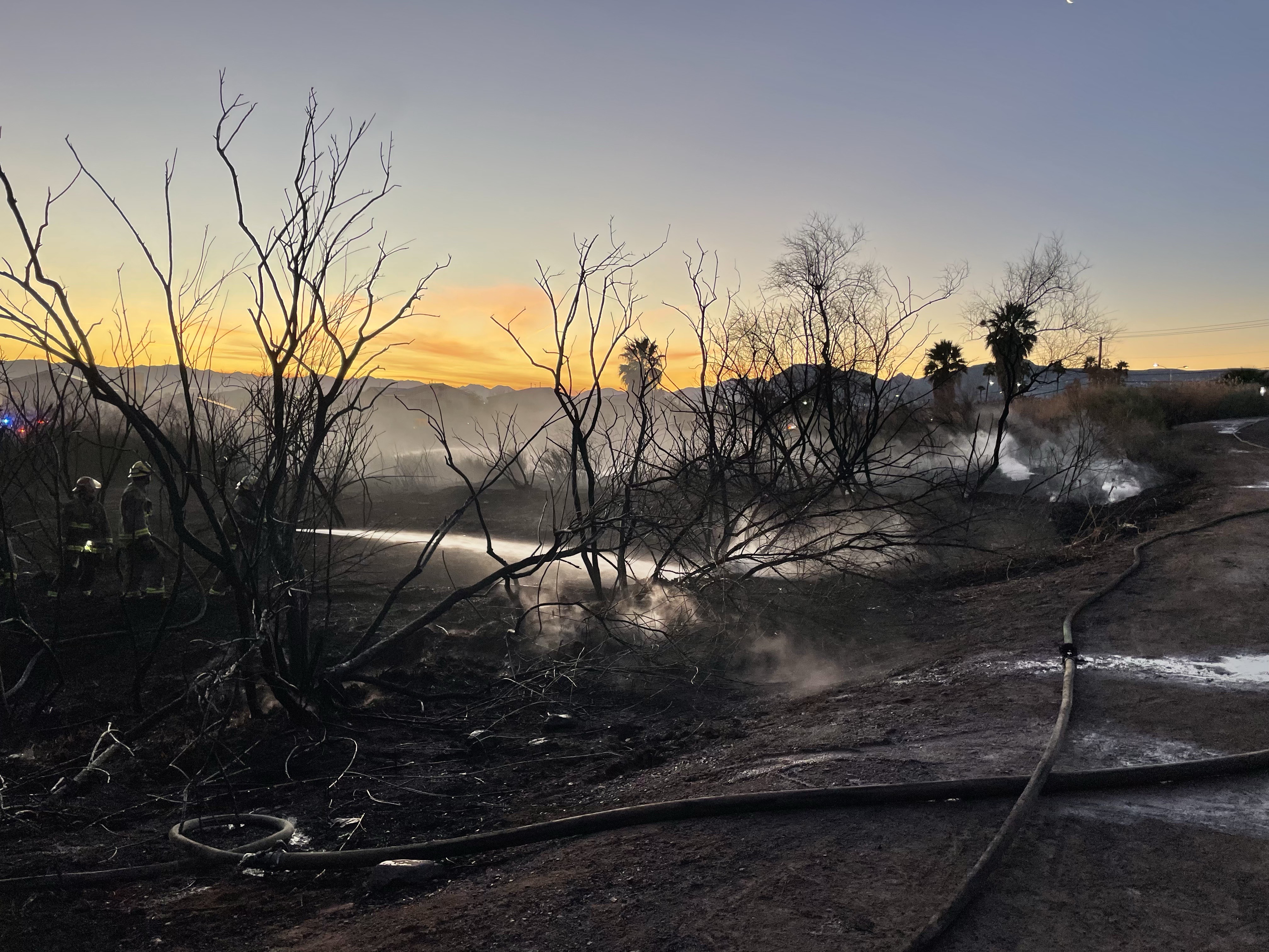 Henderson brush fire damages home, prompts neighborhood evacuations