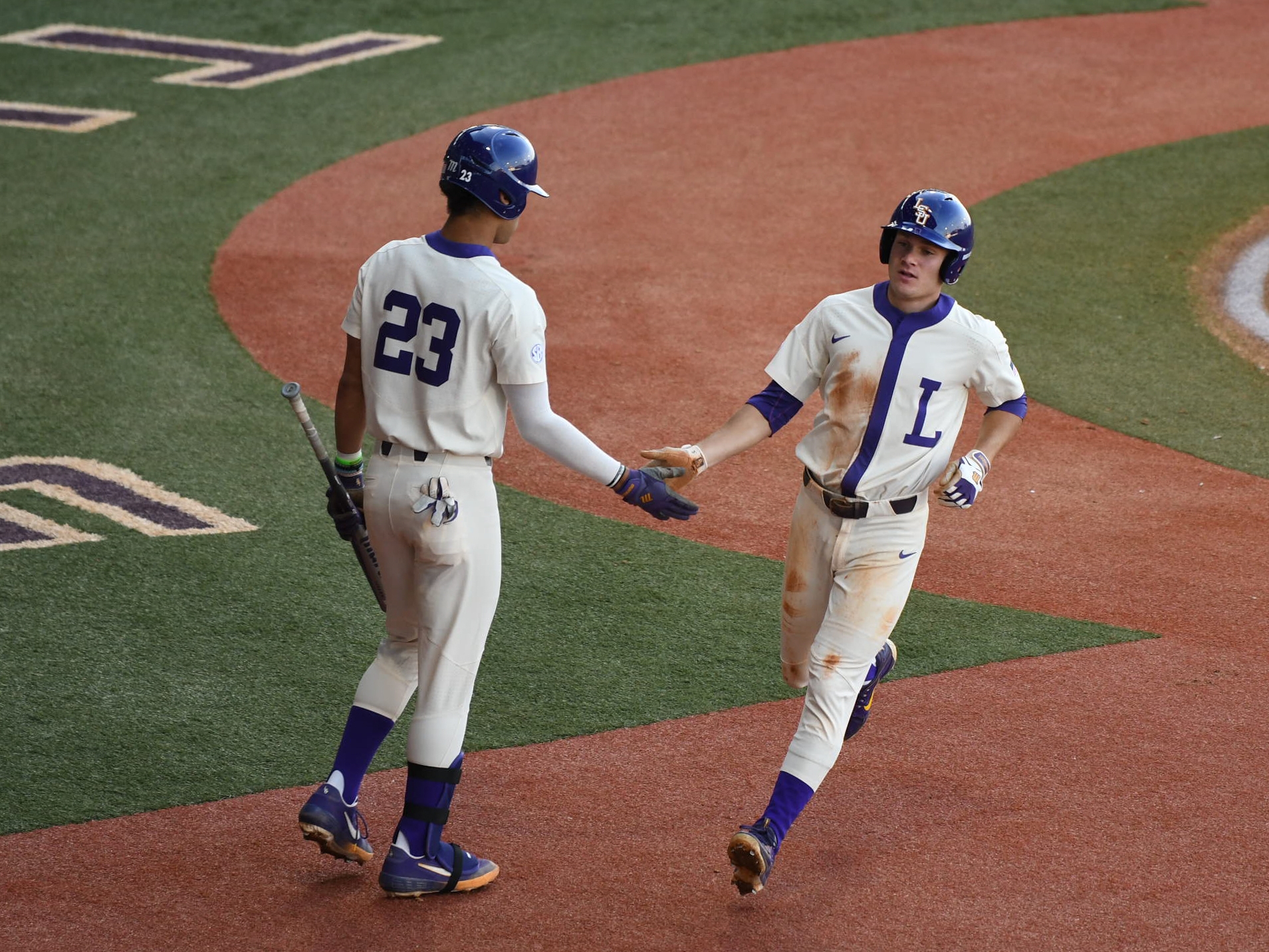 No. 9 LSU baseball shuts out Grambling in Throwback Game