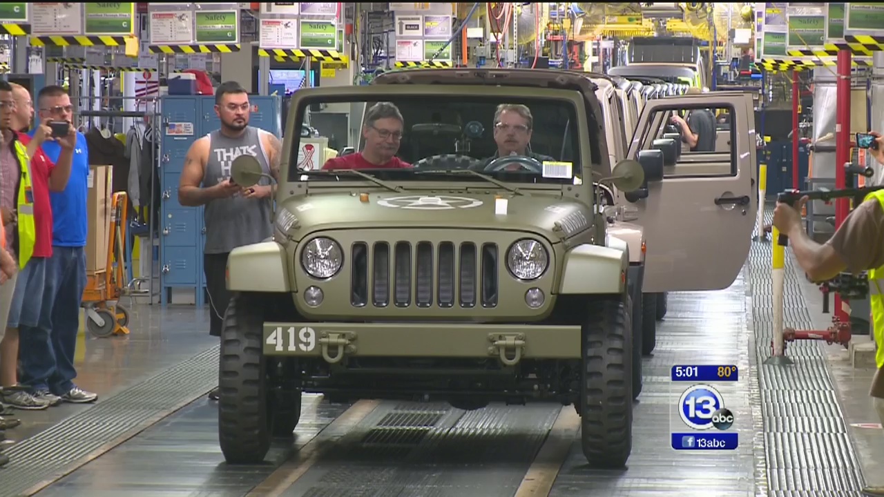 Jeep Wrangler JK ends an era as last one rolls of Toledo