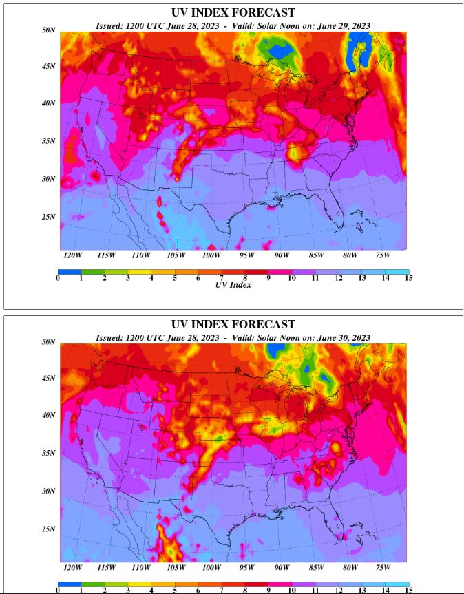 UV Index Worldmap