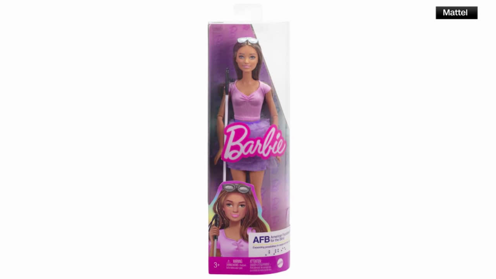 Mattel launches first ever blind Barbie