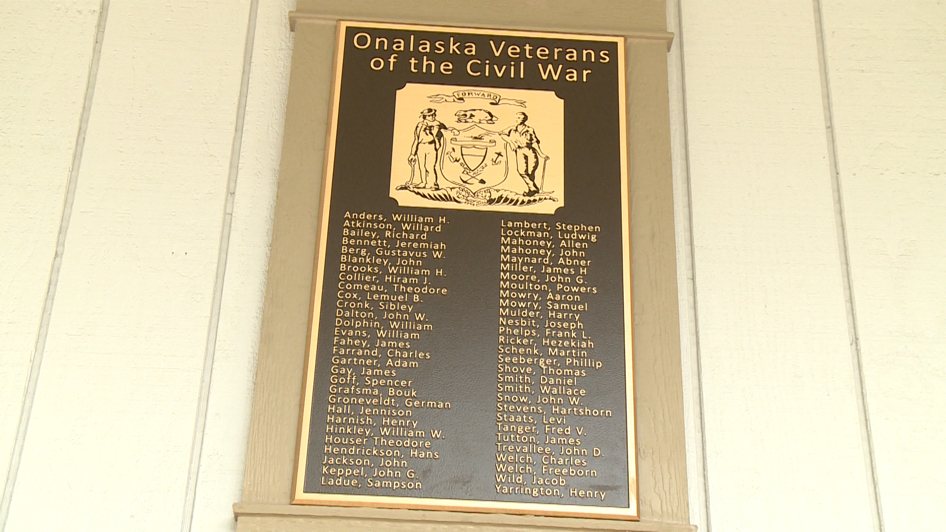 Onalaska reveals Civil War veterans dedication plaque