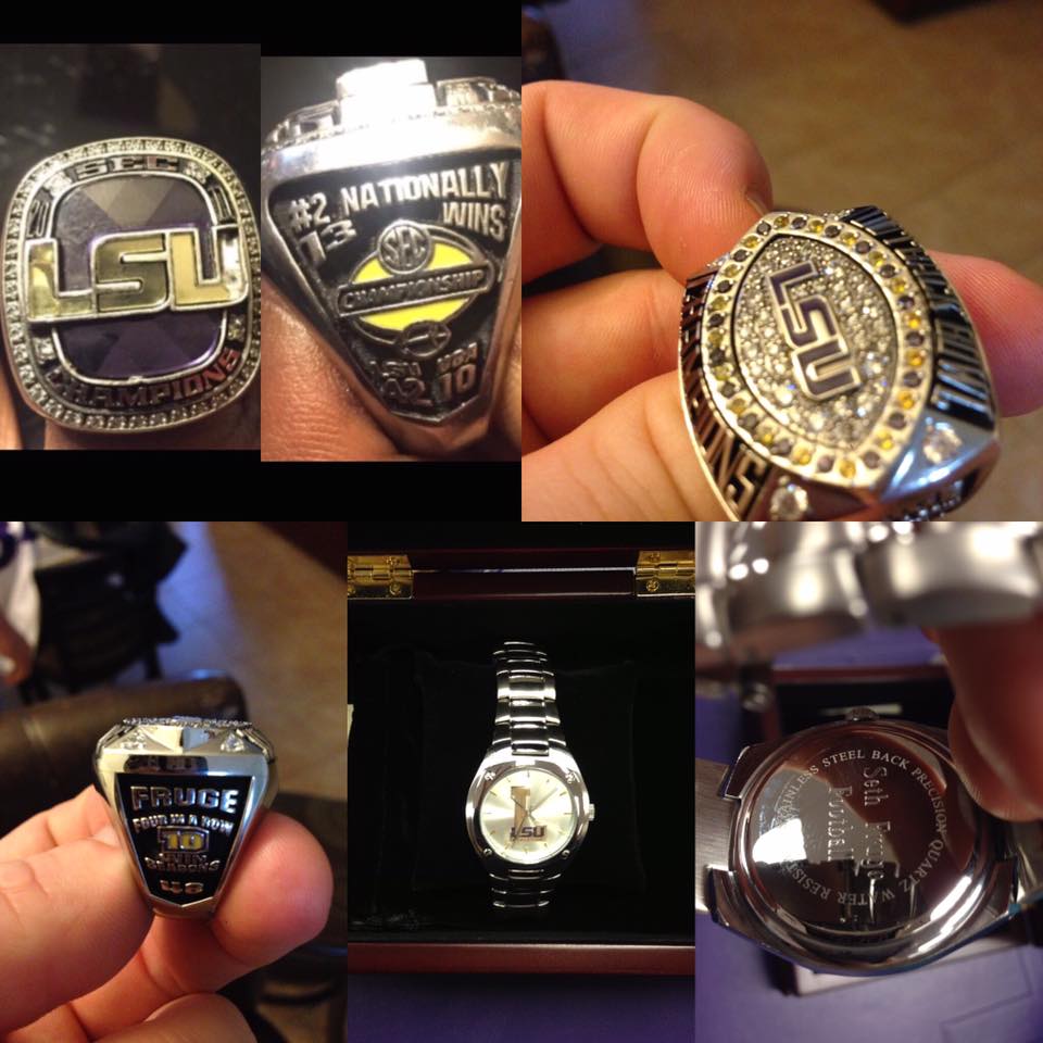 Lsu hot sale football rings