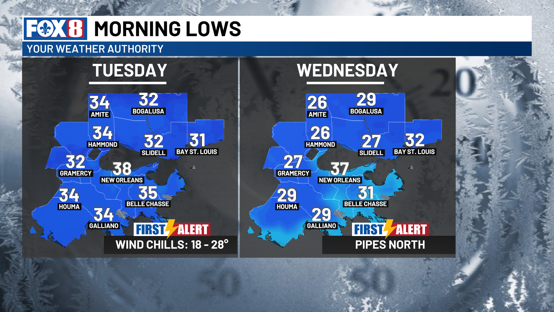 Frigid cold for a few nights