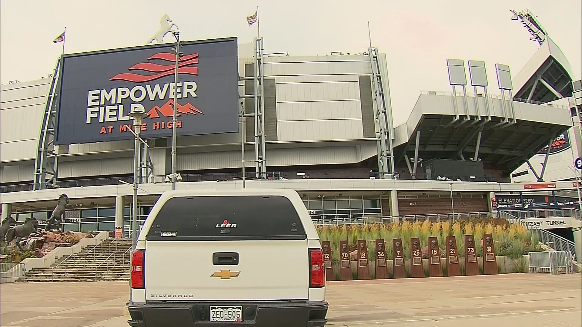 A fan died falling from Denver's Mile High stadium after the Broncos game