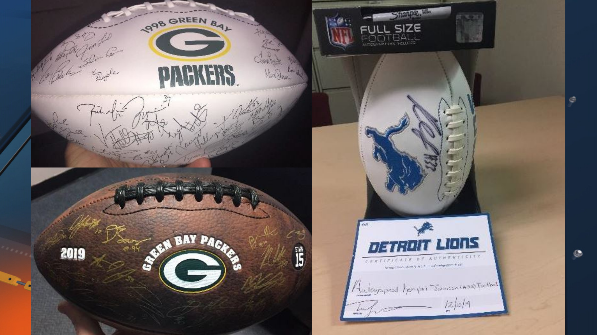 Sold at Auction: Aaron Rodgers Autographed Green Bay Packers