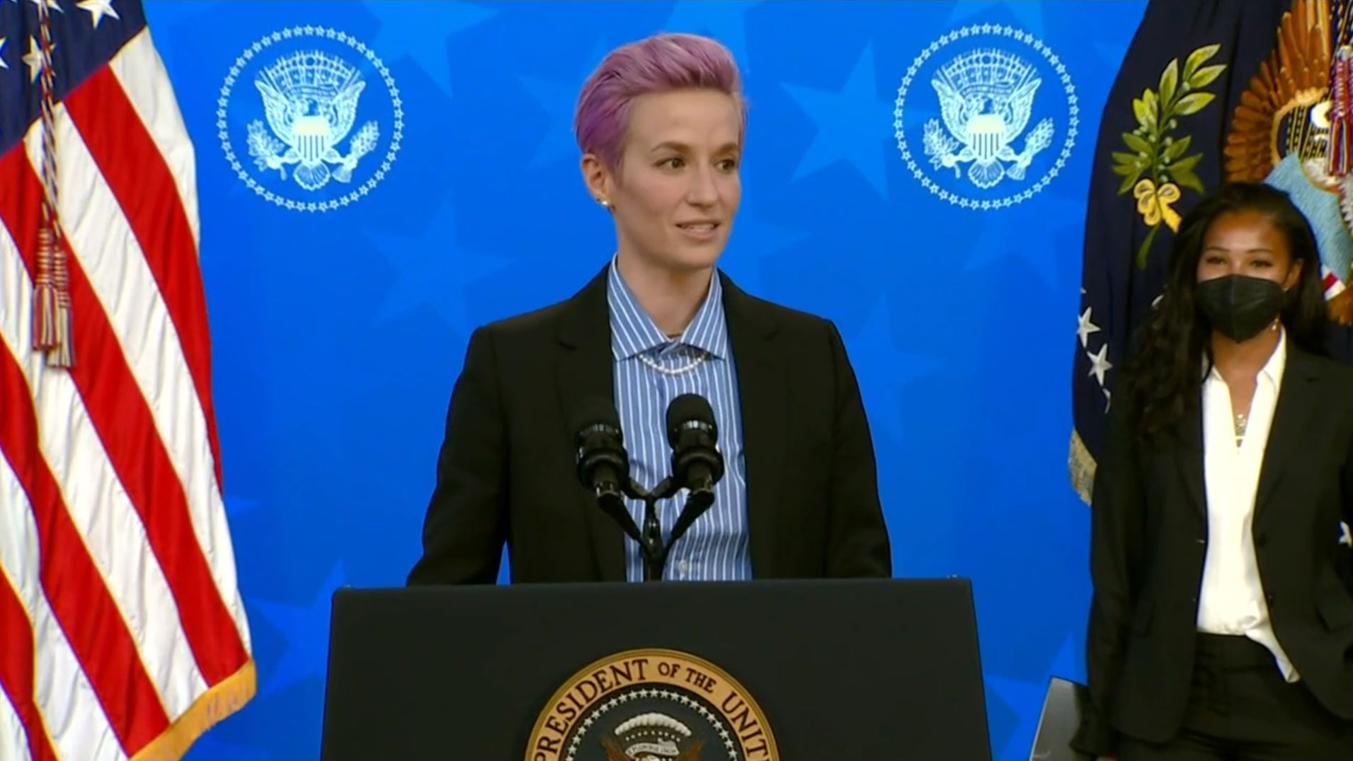 Soccer Star Megan Rapinoe On Equal Pay, And What The U.S. Flag