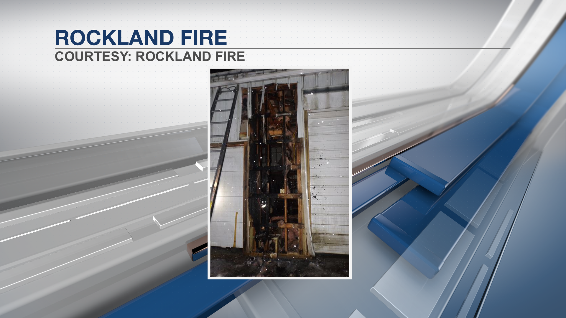 Fire broke out at industrial park in Rockland