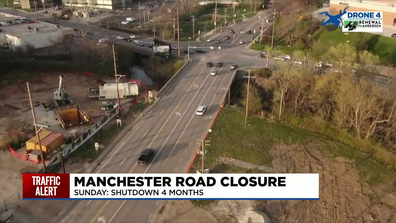 Part of Manchester Road closed until August