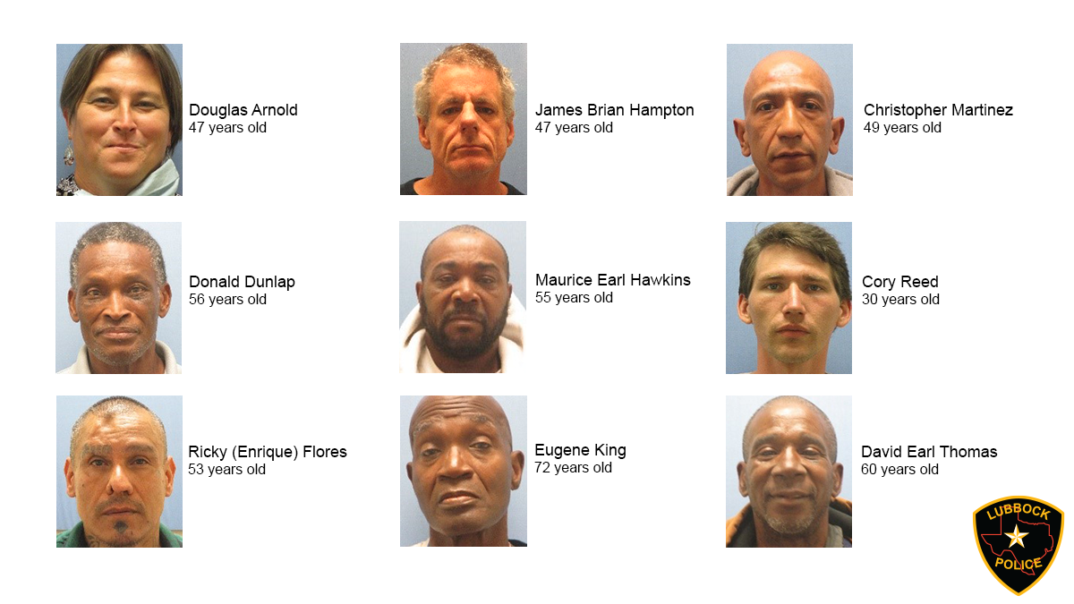 Lubbock Police begin public effort to find absconded sex offenders