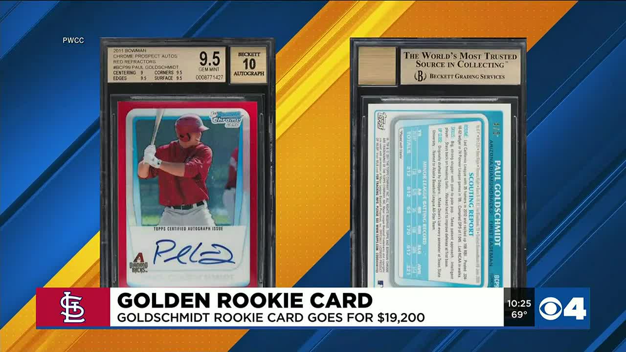 Goldschmidt rookie card sells for $19k