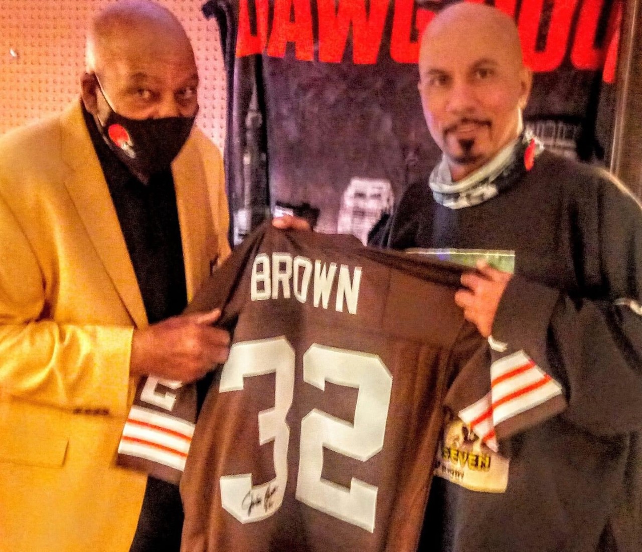 When NFL legend Jim Brown came knocking, it was a dream come true