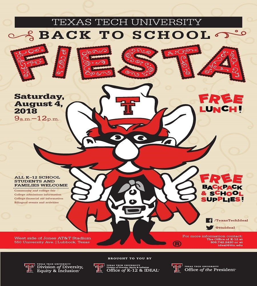 Texas Tech to host Back to School Fiesta on Saturday