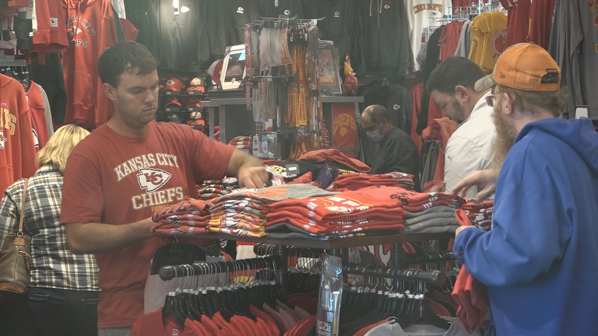 Topeka stores see high demand for Chiefs gear ahead of AFC Championship game