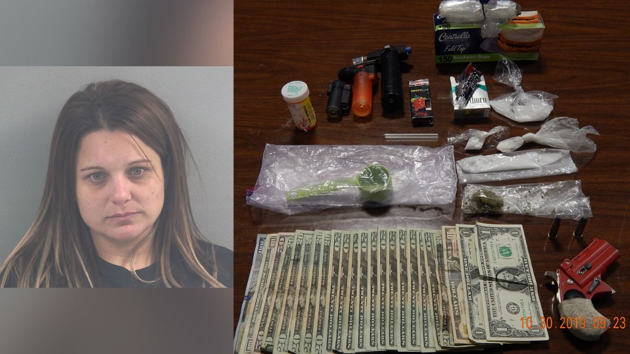 35 grams of meth found; drug task force arrests Russellville woman