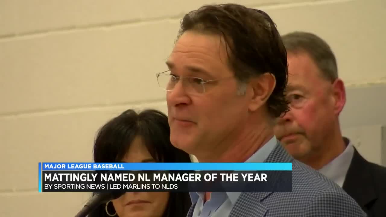 Don Mattingly named NL Manager of Year by Sporting News