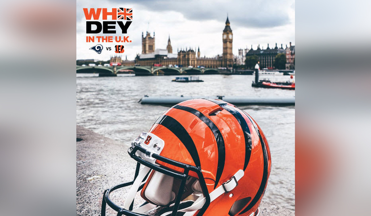 Rams, Bengals to play in London on Oct. 27