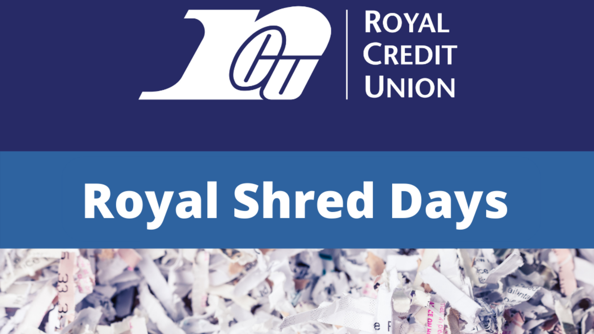 RCU announces Chippewa Valley shred events