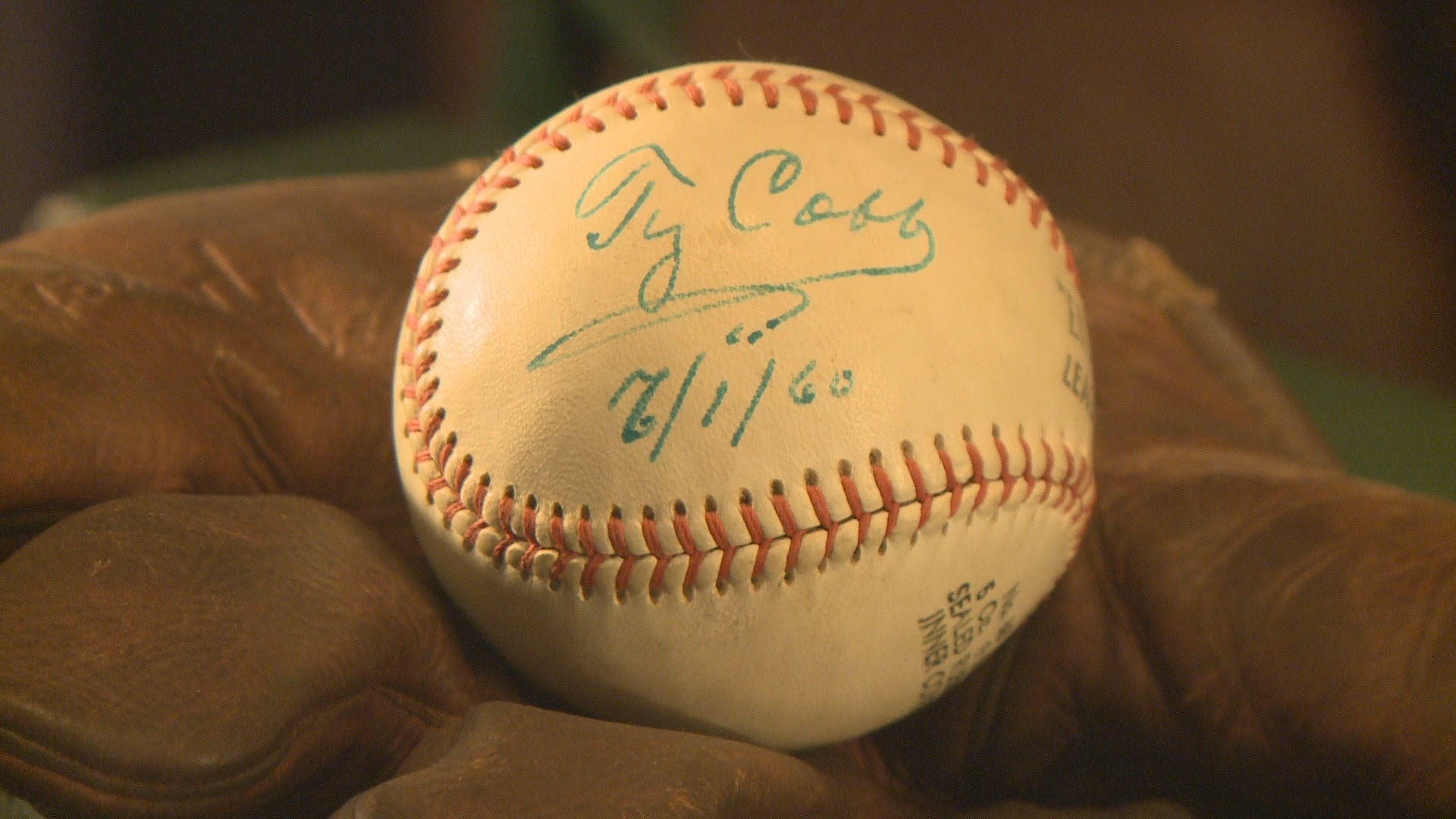 Baseball Hall of Famers OL Baseball Signed By (14) with Ty Cobb
