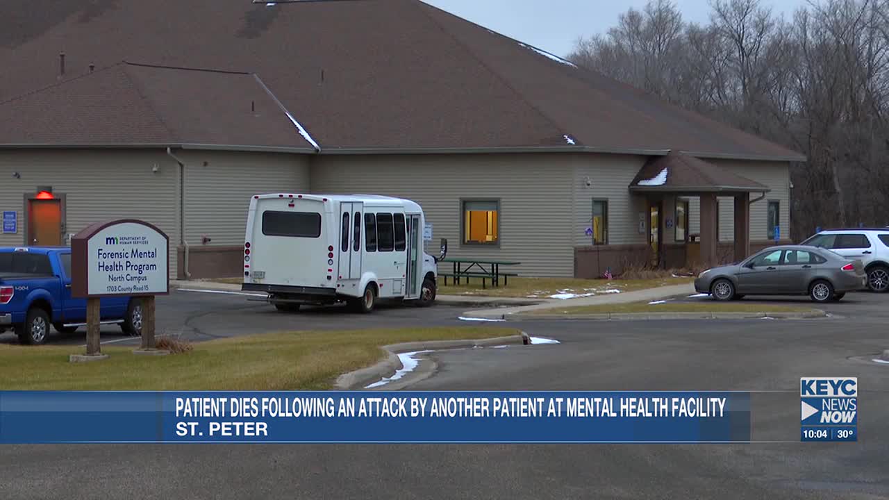 Patient dies following attack by another patient at state mental health  facility in St. Peter