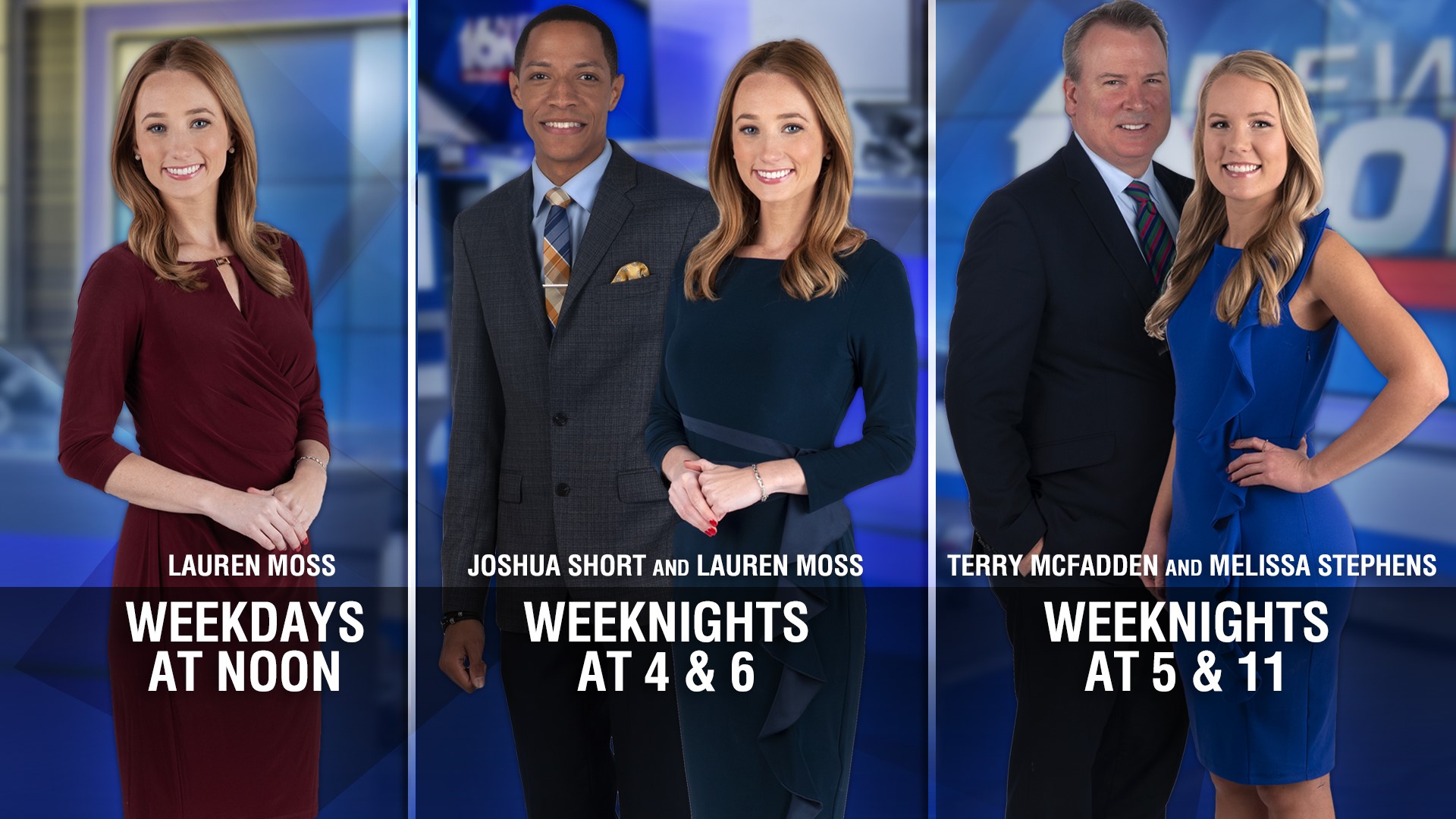 Changes coming to anchor desk for 16 News Now on weekdays weeknights