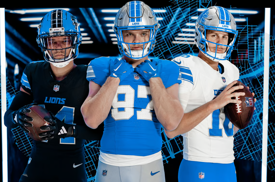 Detroit Lions pay homage to the City of Detroit its history in new uniforms