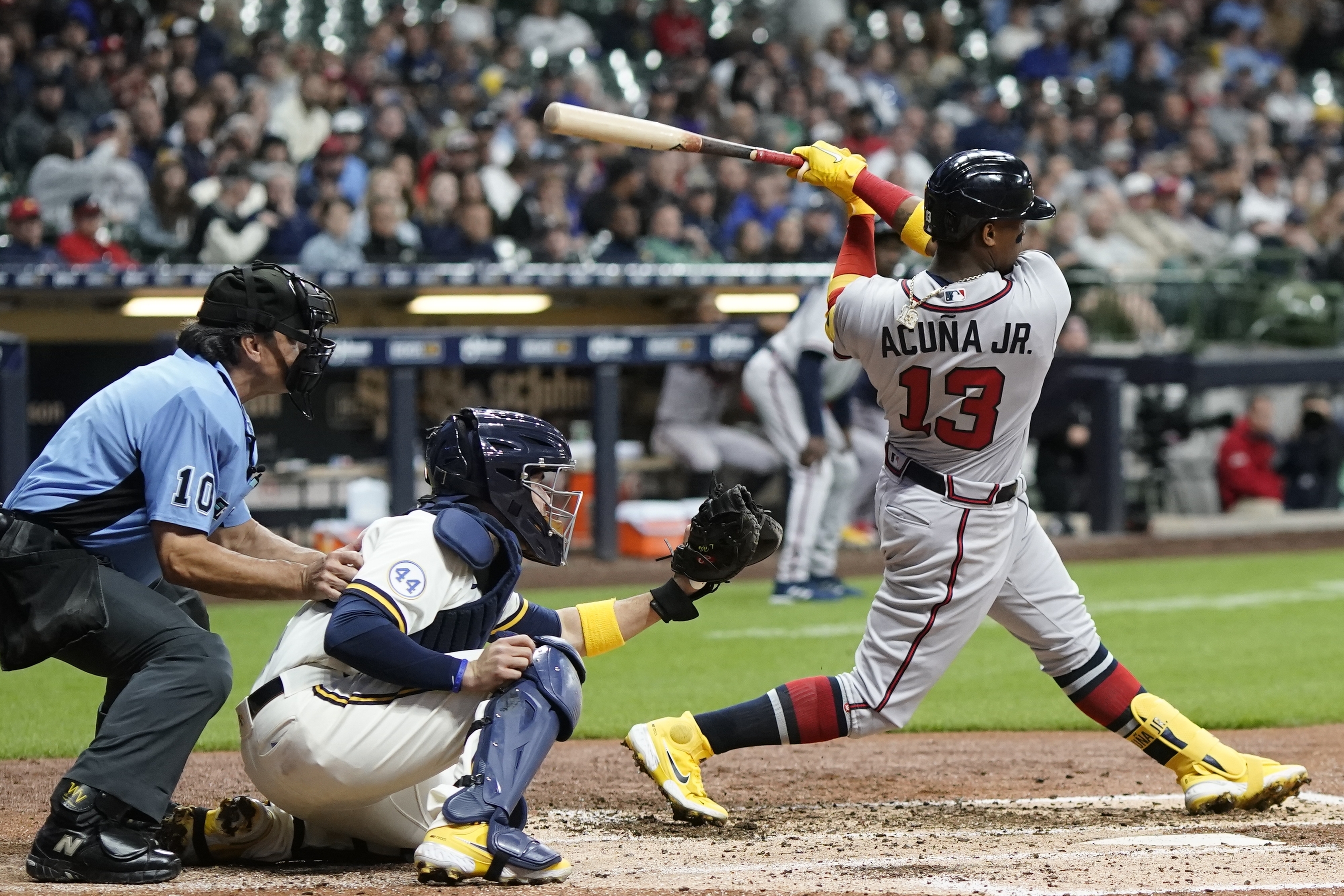 Acuña, Ozuna hit early 2-run homers, Braves beat Nationals 6-4 for 7th  straight victory - The San Diego Union-Tribune