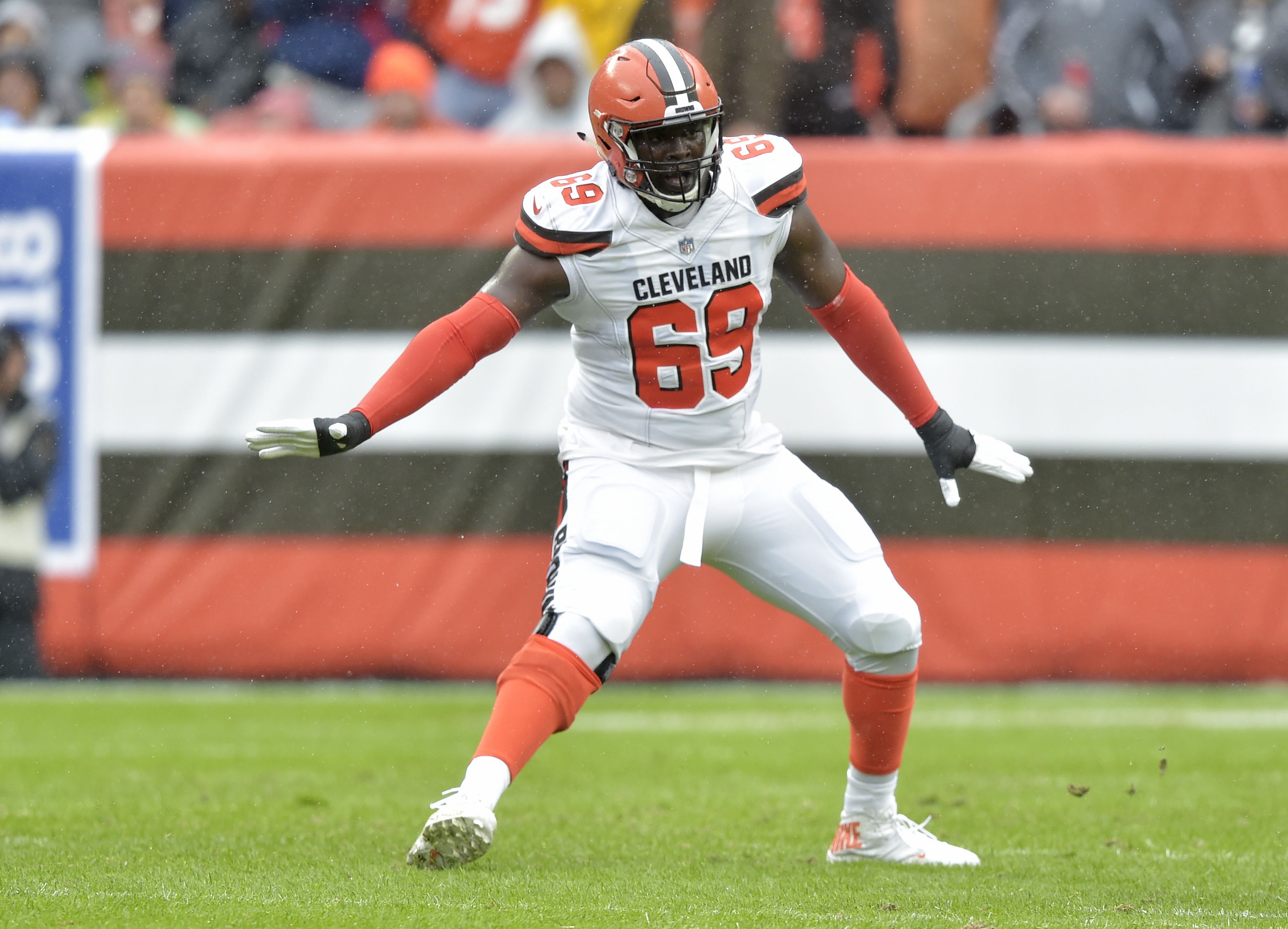 Cleveland Browns cut LT Desmond Harrison, releasing an intriguing