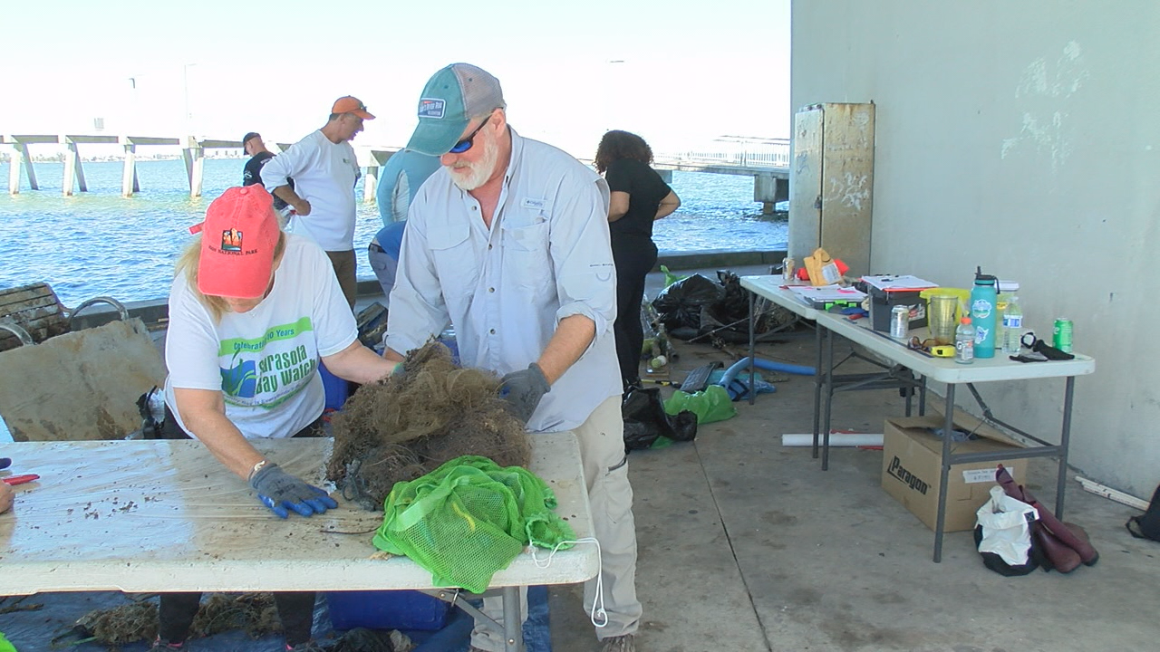 Sarasota Bay Watch cleans up monofilament