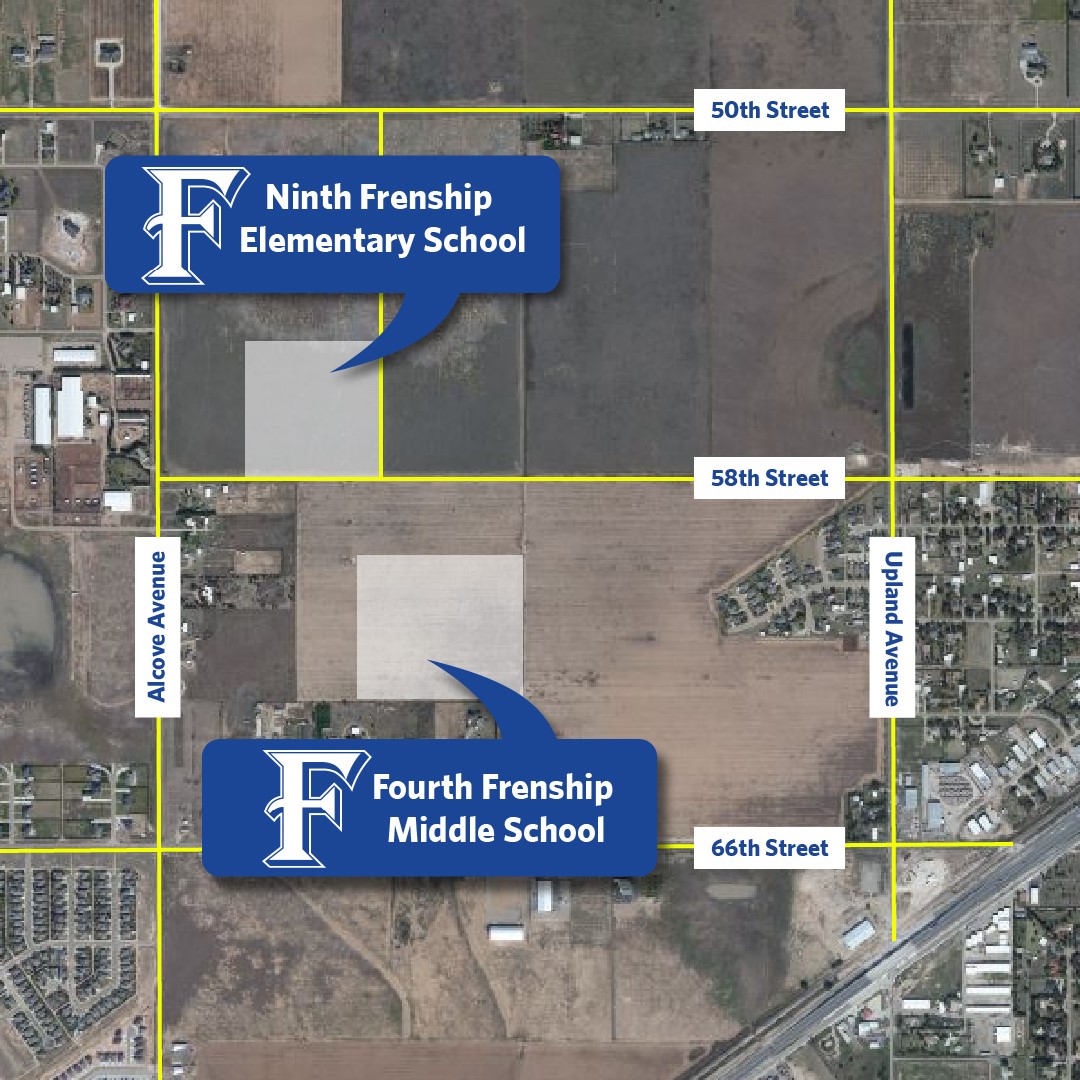 Frenship ISD approves locations for three new campuses