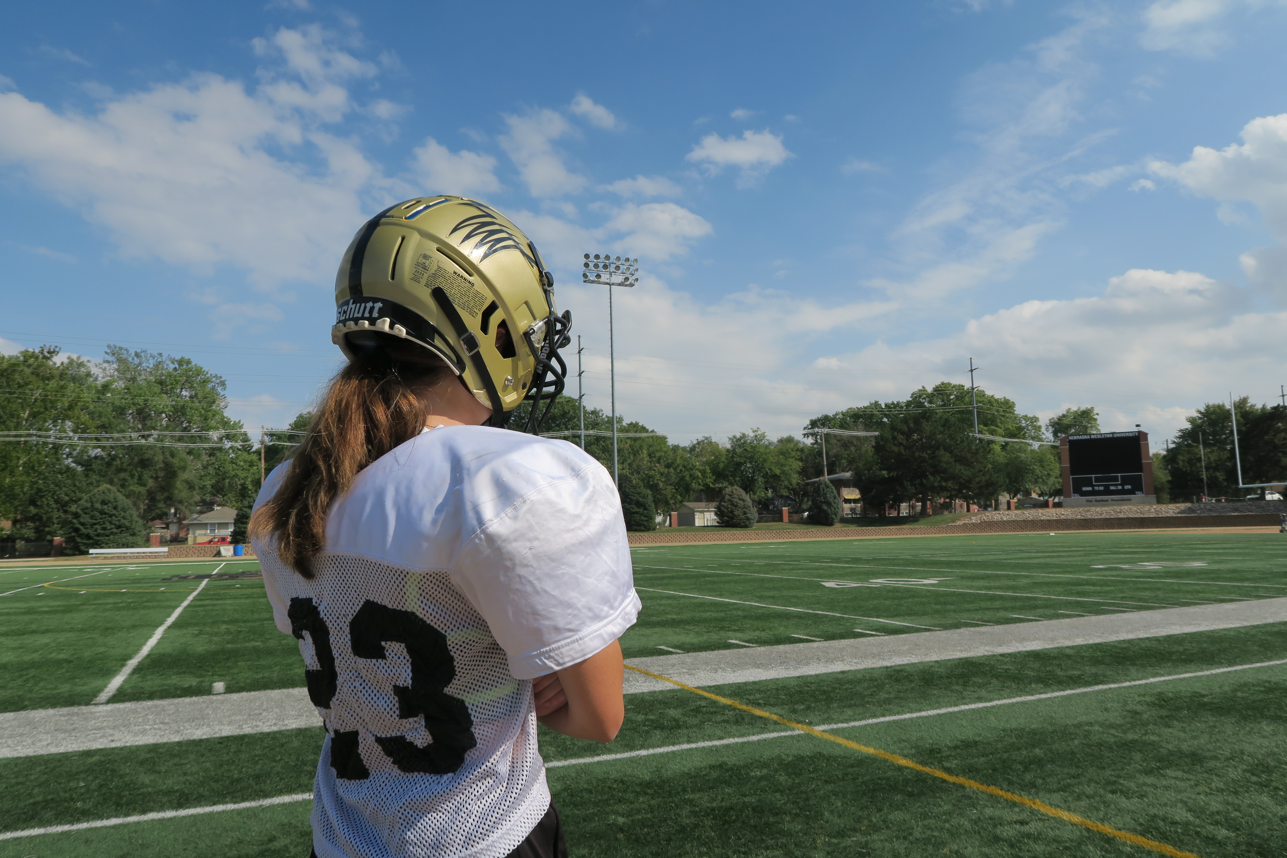 Kicking her own path: Nebraska Wesleyan's first female player